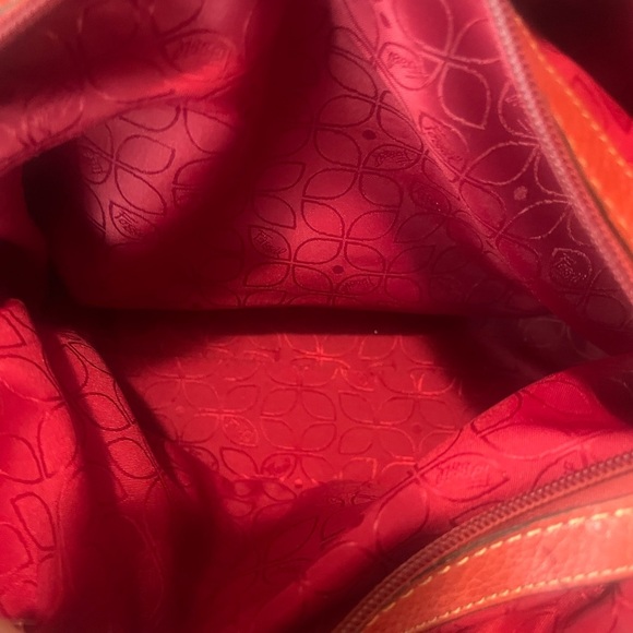 Fossil Red Leather Shoulder Bag with Slouchy Design - Picture 4 of 12